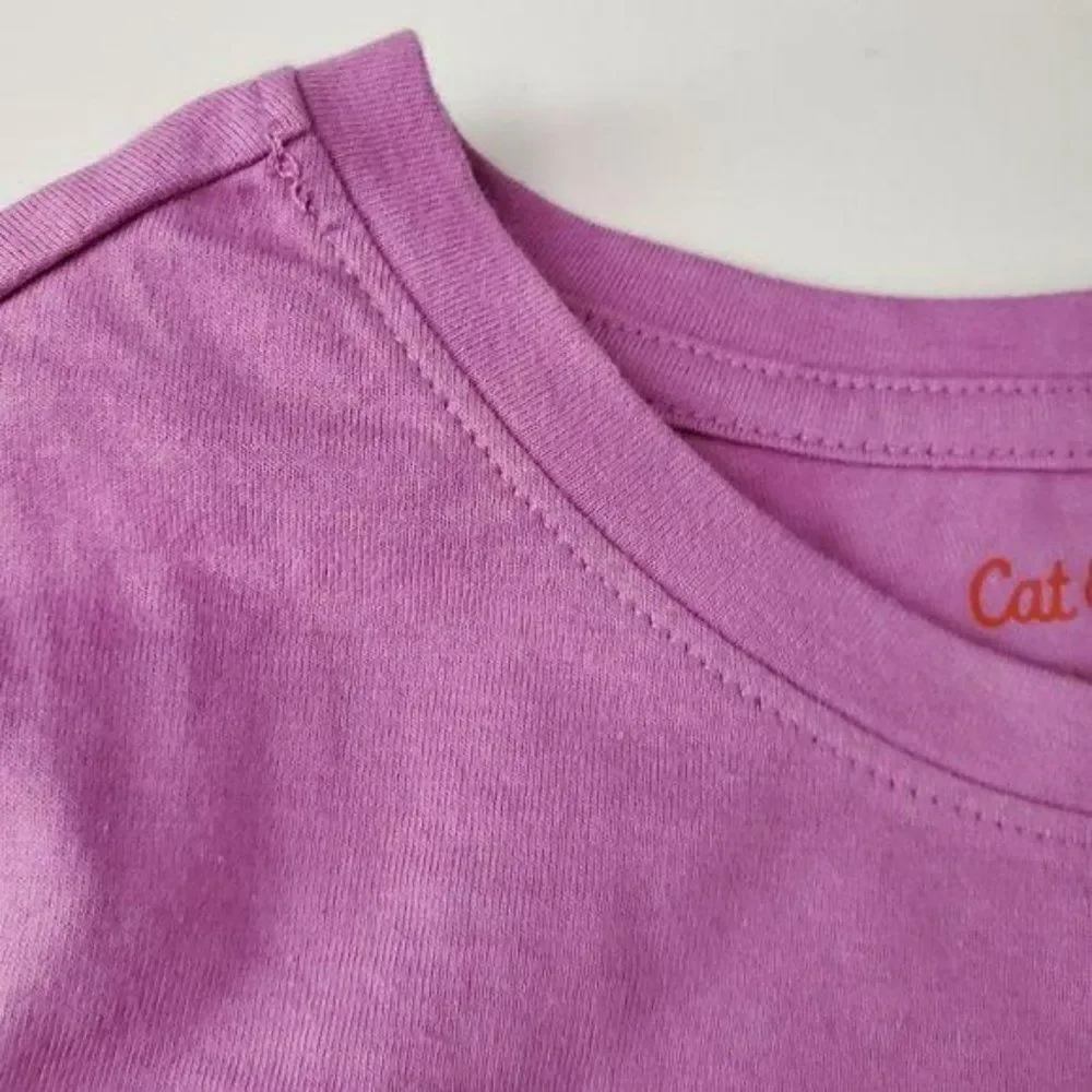 Cat & Jack You Nicorn Short Sleeve Violet Tee  S